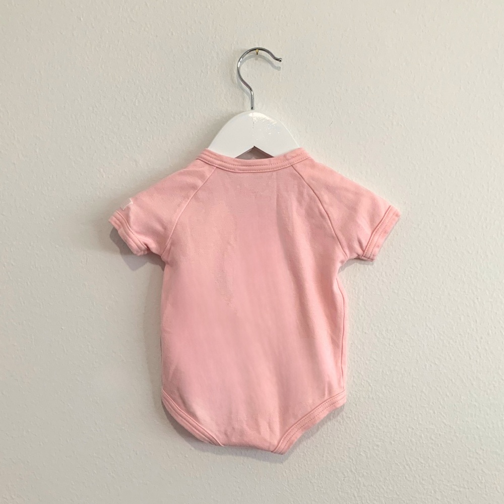 Carter's Cute Easter Bunny Baby Onesie Romper Cotton Pink Y2K Vintage 0-3M - Picture 2 of 4
